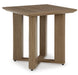Signature Design Dark Brown Square End Table
