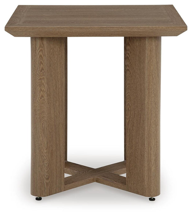 Signature Design Dark Brown Square End Table