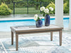 Signature Design Brown/Beige Rectangular Cocktail Table