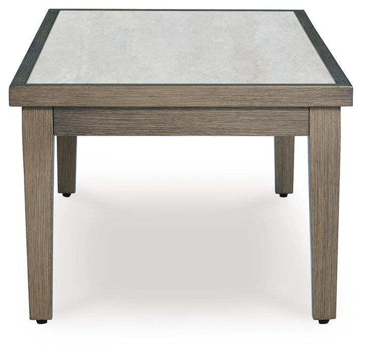 Signature Design Brown/Beige Rectangular Cocktail Table
