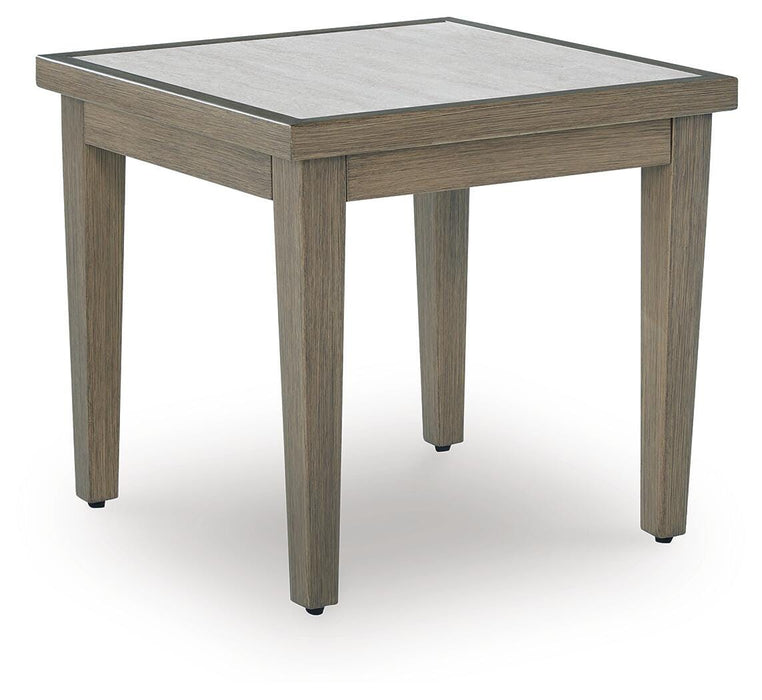 Signature Design Brown/Beige Square End Table