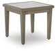 Signature Design Brown/Beige Square End Table