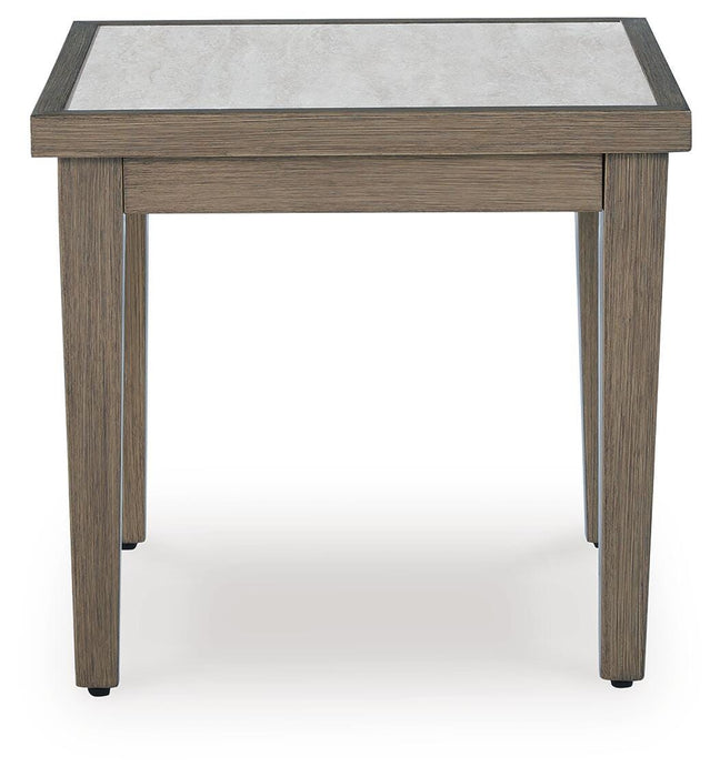 Signature Design Brown/Beige Square End Table