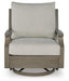Signature Design Brown/Beige Swivel Glider Chair w/Cushion