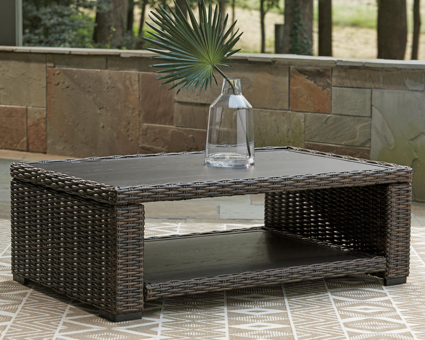 Signature Design Brown Rectangular Cocktail Table
