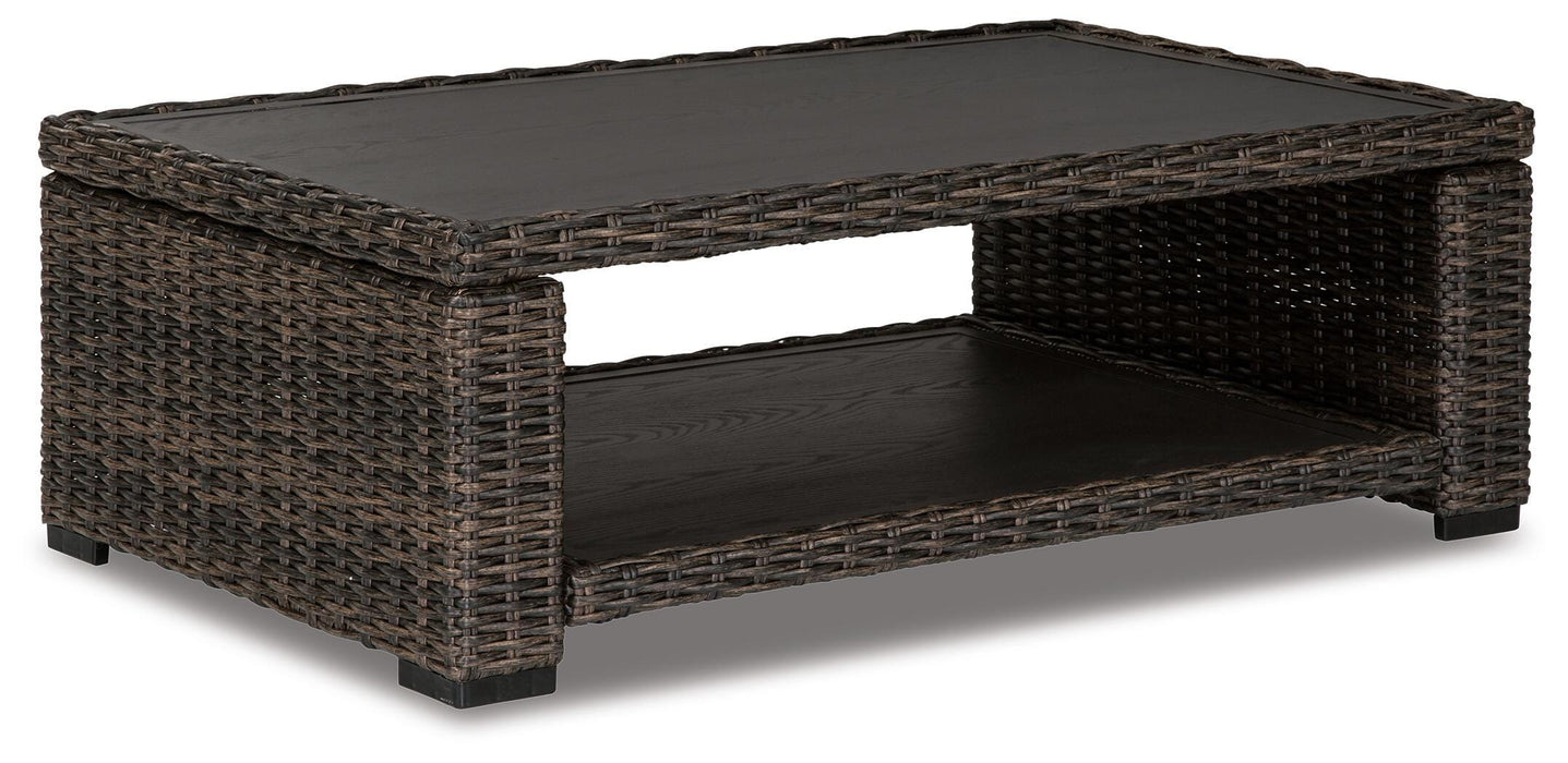 Signature Design Brown Rectangular Cocktail Table