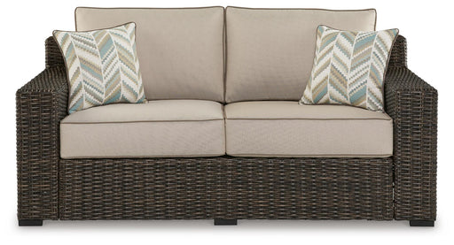 Signature Design Brown Loveseat w/Cushion
