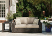 Signature Design Brown Loveseat w/Cushion