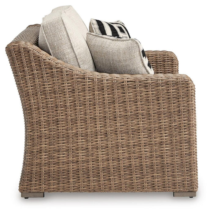 Signature Design Beige Loveseat w/Cushion