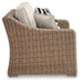 Signature Design Beige Loveseat w/Cushion