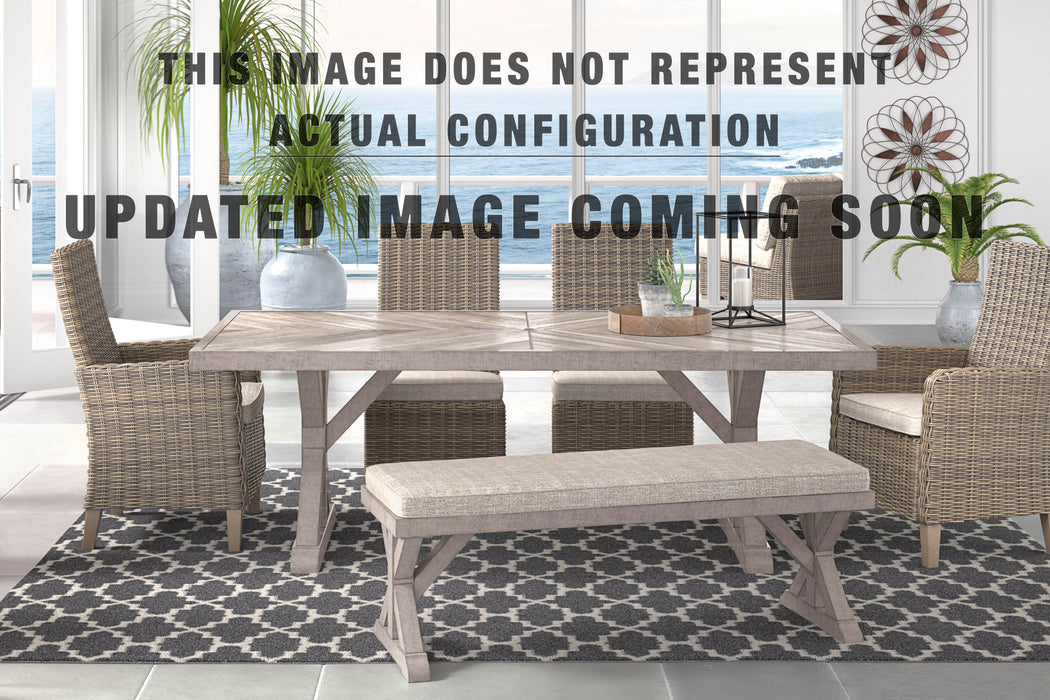 Signature Design Beige Loveseat w/Cushion