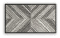 Signature Design Black/Light Gray Rectangular Cocktail Table
