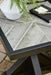 Signature Design Black/Light Gray Square End Table
