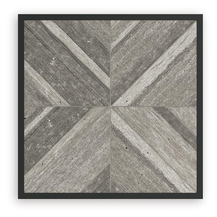 Signature Design Black/Light Gray Square End Table
