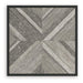 Signature Design Black/Light Gray Square End Table