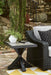 Signature Design Black/Light Gray Square End Table