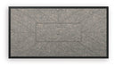 Signature Design Black/Light Gray Rectangular Fire Pit Table