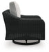 Signature Design Black/Light Gray Swivel Lounge Chair (1/CN)