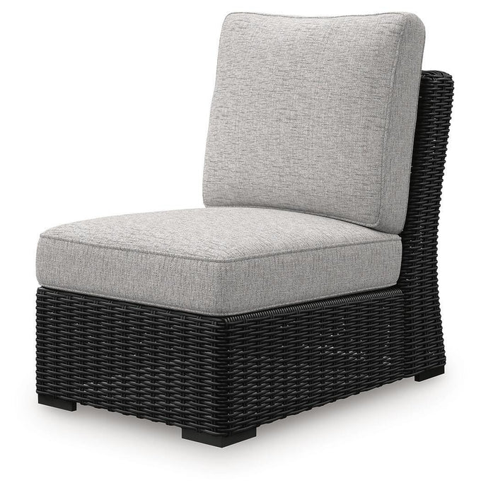 Signature Design Black/Light Gray 5-Piece Outdoor Sectional