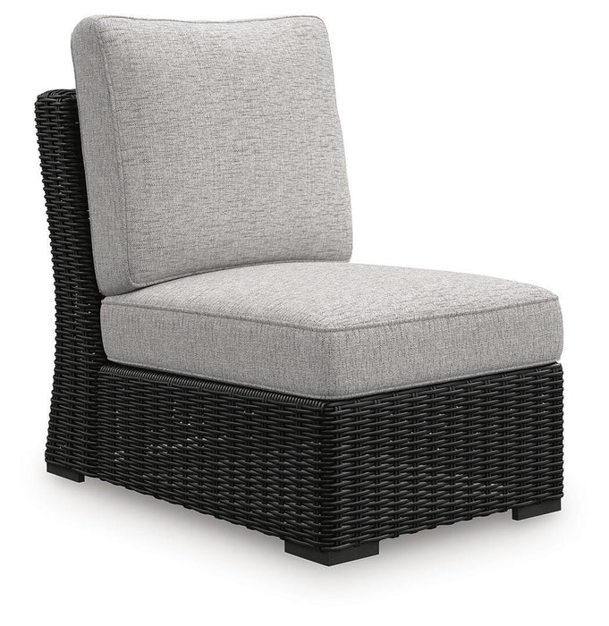 Signature Design Black/Light Gray 5-Piece Outdoor Sectional