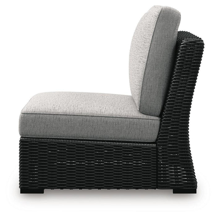 Signature Design Black/Light Gray 5-Piece Outdoor Sectional