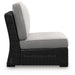 Signature Design Black/Light Gray 5-Piece Outdoor Sectional
