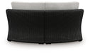 Signature Design Black/Light Gray 5-Piece Outdoor Sectional