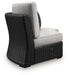 Signature Design Black/Light Gray 5-Piece Outdoor Sectional