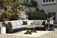 Signature Design Black/Light Gray Square End Table