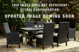Signature Design Black/Light Gray 5-Piece Outdoor Sectional