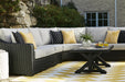 Signature Design Black/Light Gray Rectangular Cocktail Table