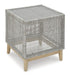 Signature Design Gray Square End Table