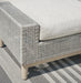 Signature Design Gray Ottoman with Cushion