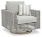 Signature Design Gray Swivel Lounge w/ Cushion