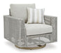 Signature Design Gray Swivel Lounge w/ Cushion
