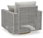 Signature Design Gray Swivel Lounge w/ Cushion