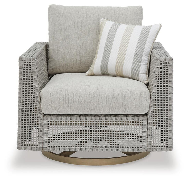 Signature Design Gray Swivel Lounge w/ Cushion