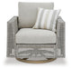 Signature Design Gray Swivel Lounge w/ Cushion