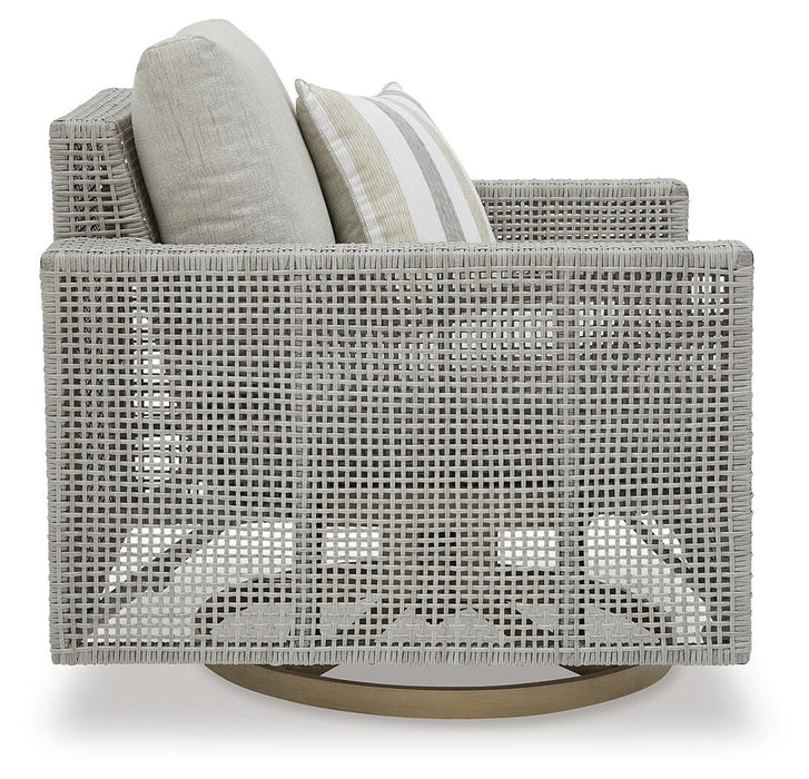 Signature Design Gray Swivel Lounge w/ Cushion