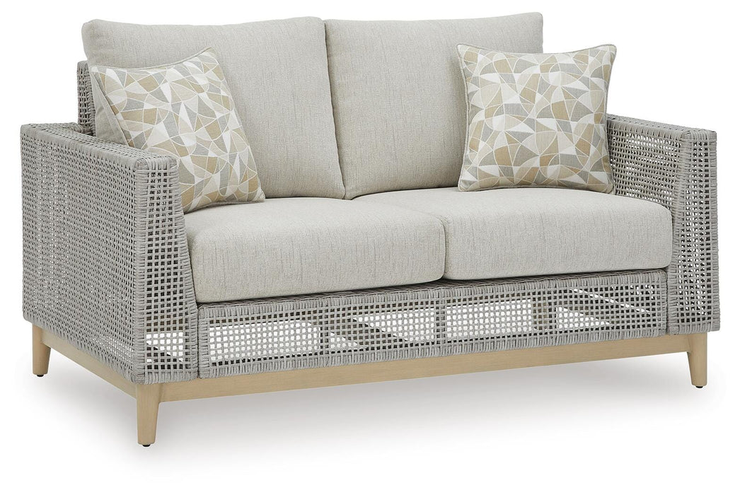 Signature Design Gray Loveseat w/Cushion