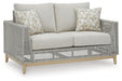 Signature Design Gray Loveseat w/Cushion