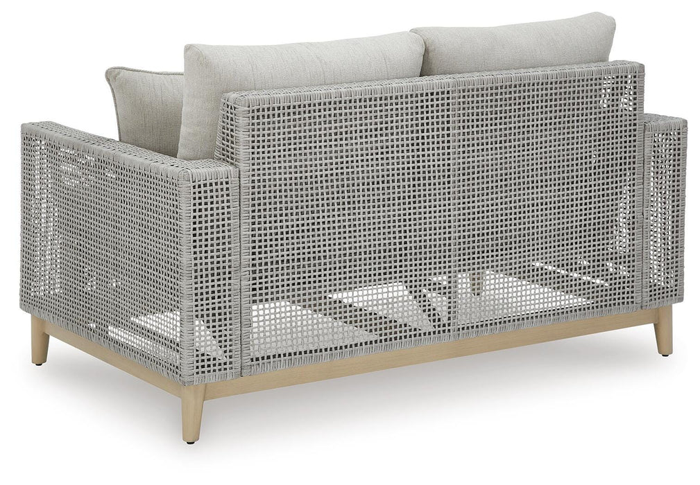 Signature Design Gray Loveseat w/Cushion