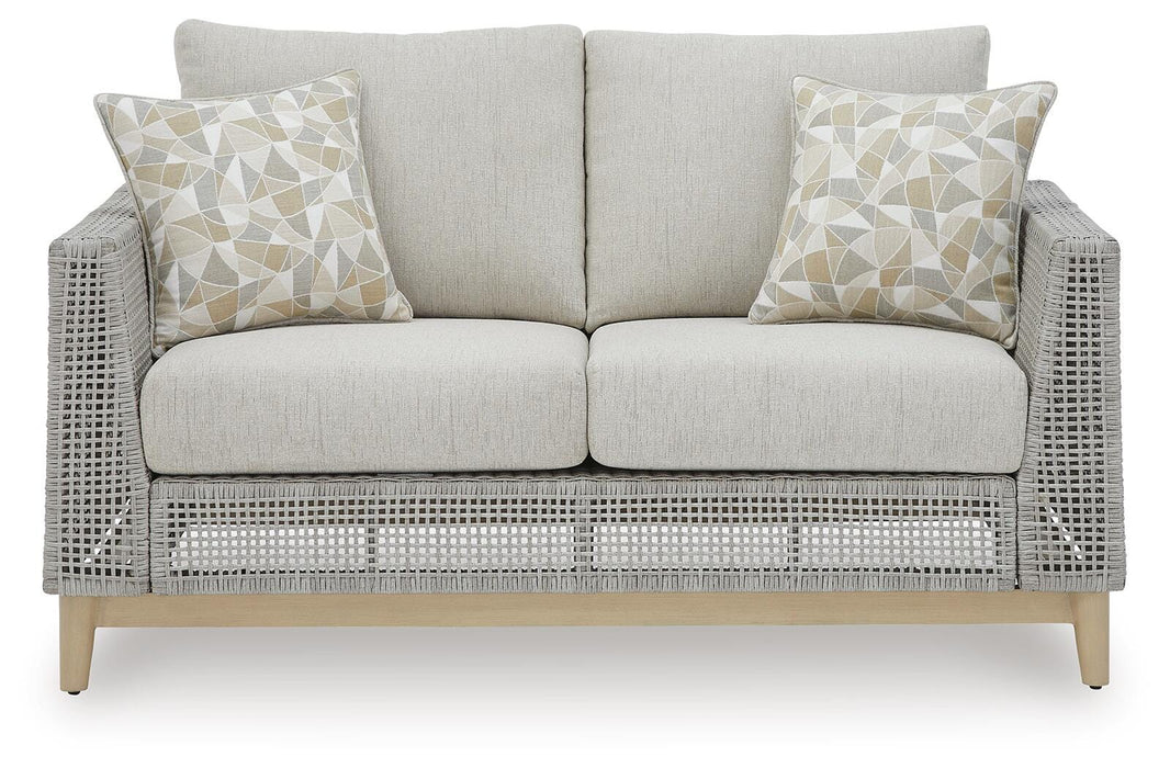 Signature Design Gray Loveseat w/Cushion