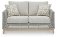 Signature Design Gray Loveseat w/Cushion