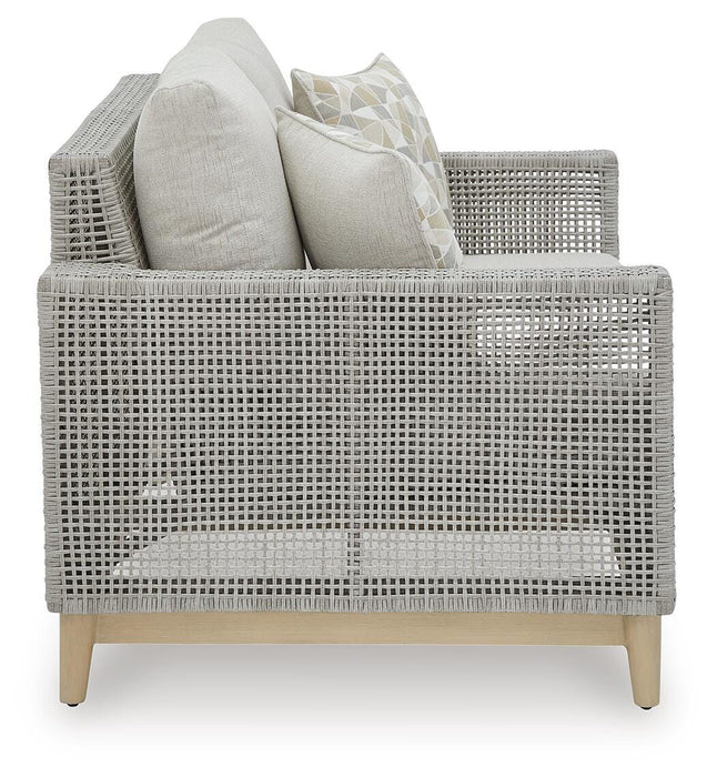 Signature Design Gray Loveseat w/Cushion