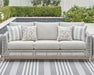 Signature Design Gray Sofa with Cushion