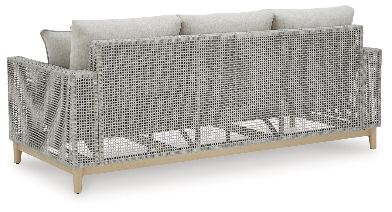 Signature Design Gray Sofa with Cushion