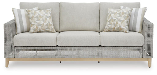Signature Design Gray Sofa with Cushion