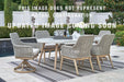 Signature Design Beige/Gray Barstool with Cushion (2/CN)