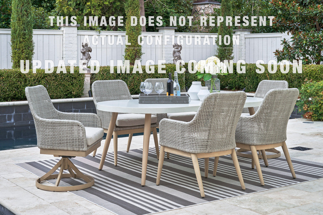 Signature Design Gray Loveseat w/Cushion